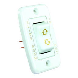 JR Products Low Profile RV Slide Out Switch with Bezel thumbnail-0