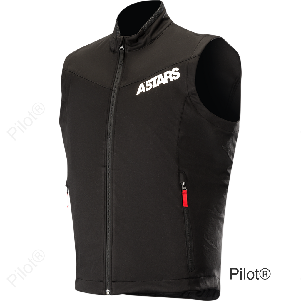 Session Race Vest - Black/Red - Large