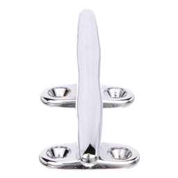Seachoice Hollow Base Yacht Cleat, Chrome-Plated Cast Brass, 5-1/2 In. Long thumbnail-1