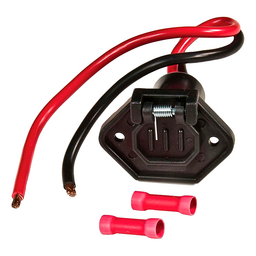 Male Boat SideTrolling Motor Plug 8Ga 12V 2 Wire thumbnail-0