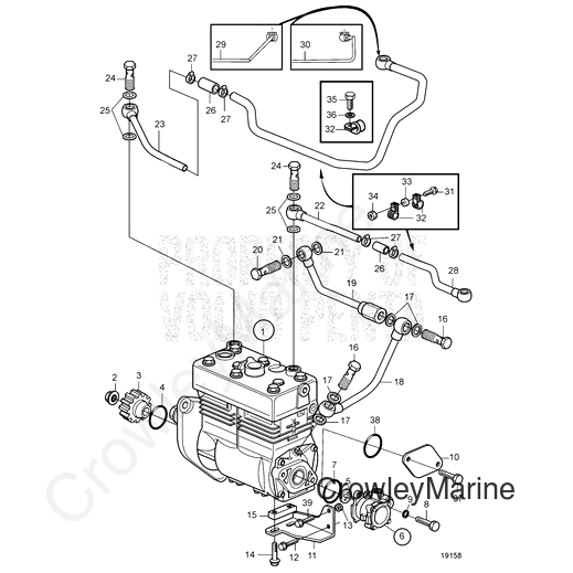 Actuator(V2) - Volvo Penta (20460475)