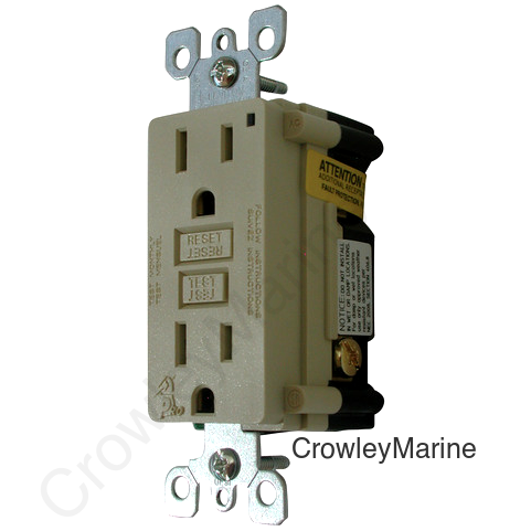 GFI RECEPTACLE W/LIGHT -