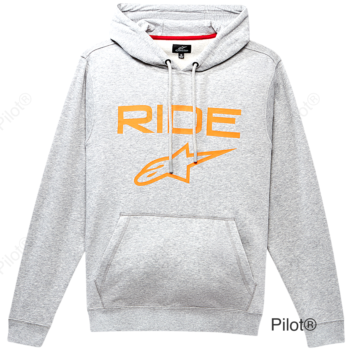 Ride 2.0 Hoodie - Gray/Orange - XL
