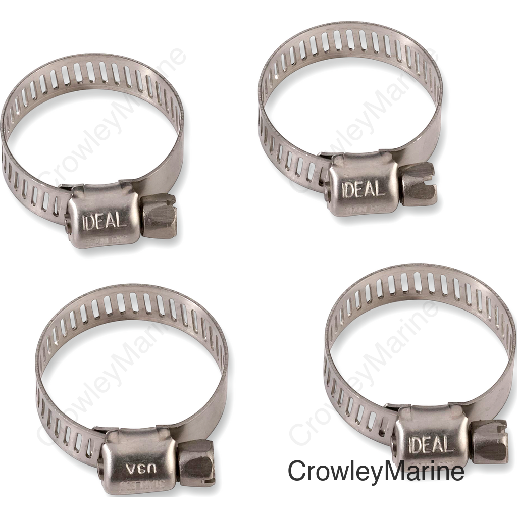 CLAMP HOSE SS 32-58MM 4PK