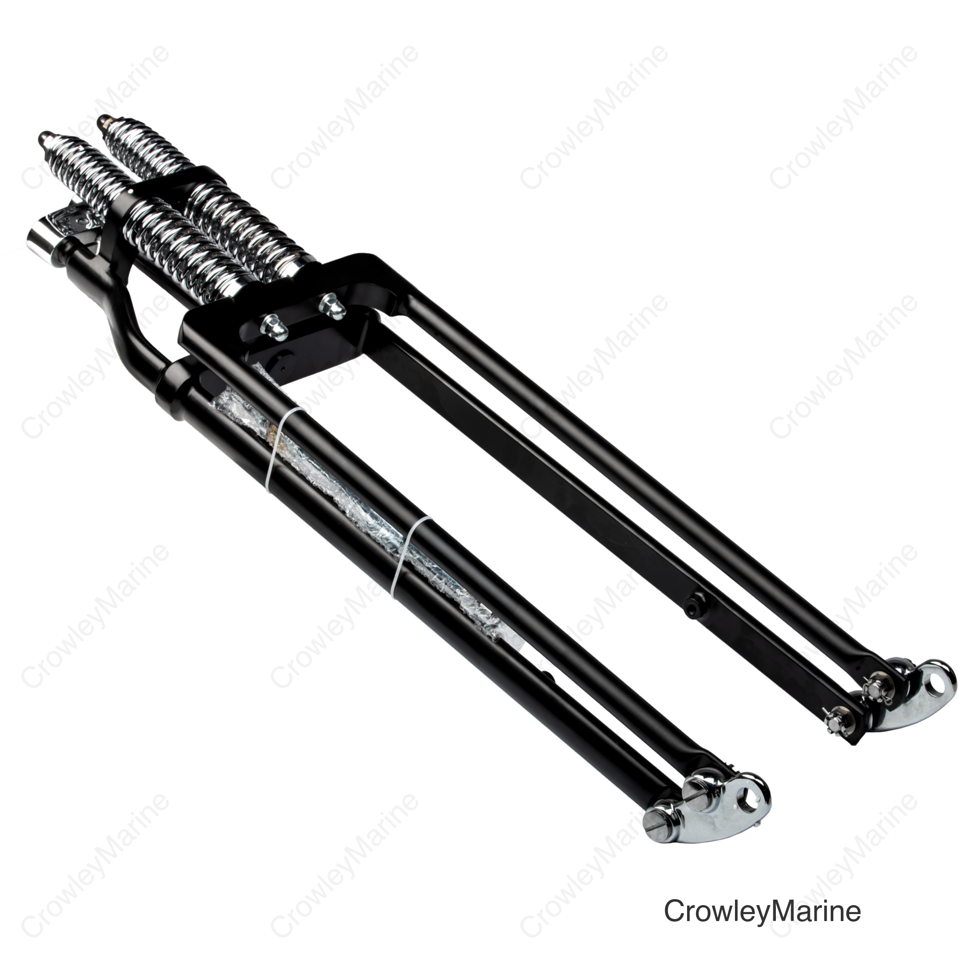 SPRINGER FORK TAPERED LEG +2 BLACK