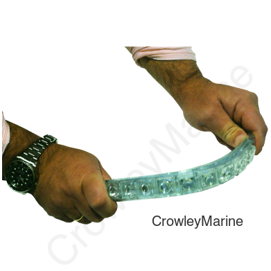 FLEX LED BAR-9 LED-BLUE-PACKAGED (LED-39686-DP)
