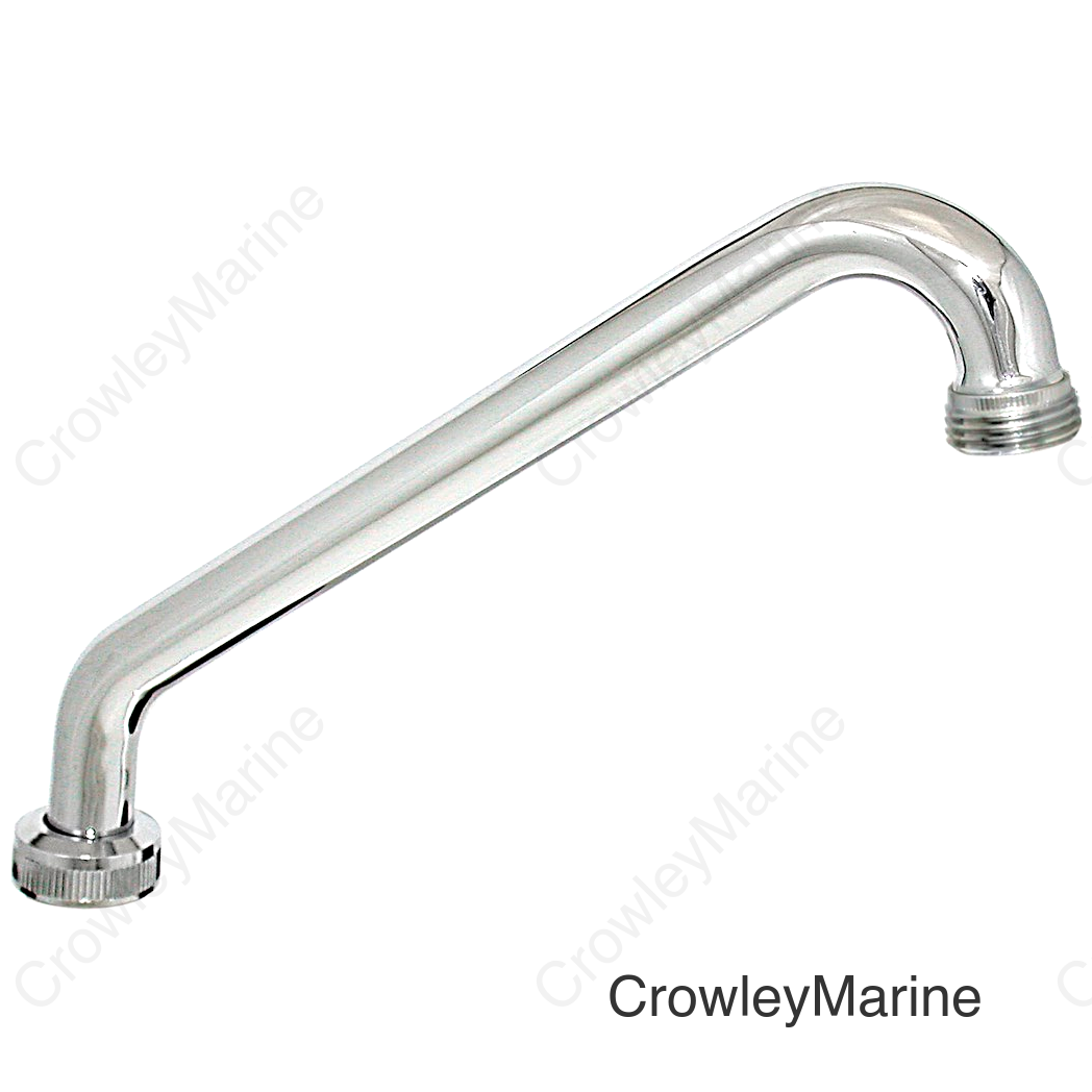 SPOUT 8 TUBULAR  WT  MTL