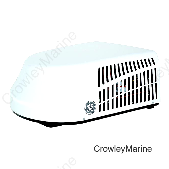 GE GRHS13XHHW High Efficiency RV Rooftop Air Conditioner with Heat Pump. White