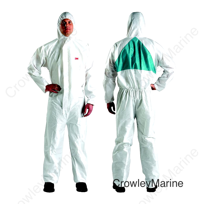 3M™ Marine 4520XL Coverall White/Green 5/6 XL
