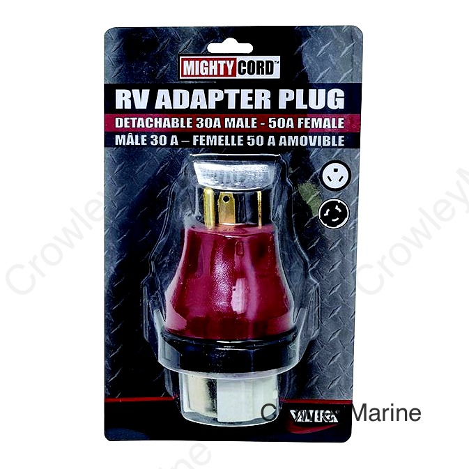 Valterra Mighty Cord RV Electrical Adapter Plug & Locking Ring