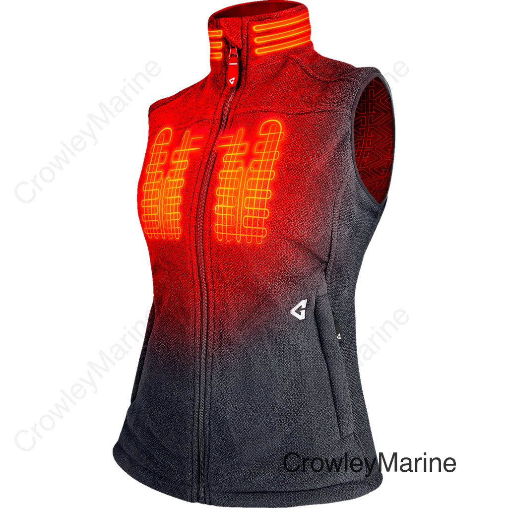 VEST WMN HEAT 7V THERMITE 2 FLEECE GR XS