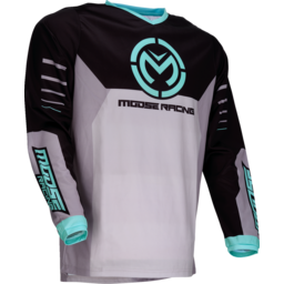 JERSEY QUALIFIER GRAY/TEAL XL thumbnail-0