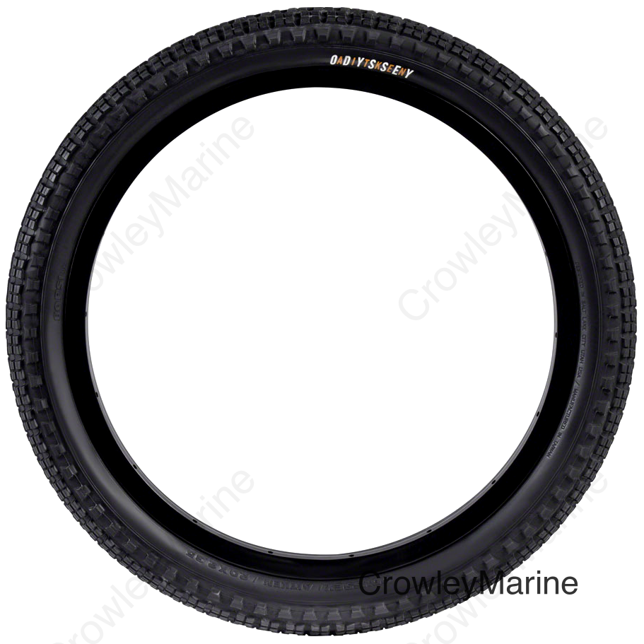 Odyssey Aitken Knobby Tire - 20 x 2.35 Clincher Wire Black