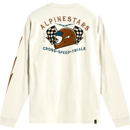 Full Face Long-Sleeve T-Shirt - Off White - Medium thumbnail-1
