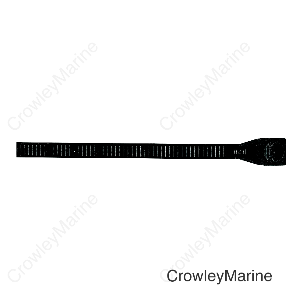 8" Nylon Standard Cable Tie, 25 Pcs. Black