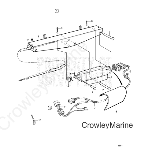 Clevis Pin - Volvo Penta (964858)