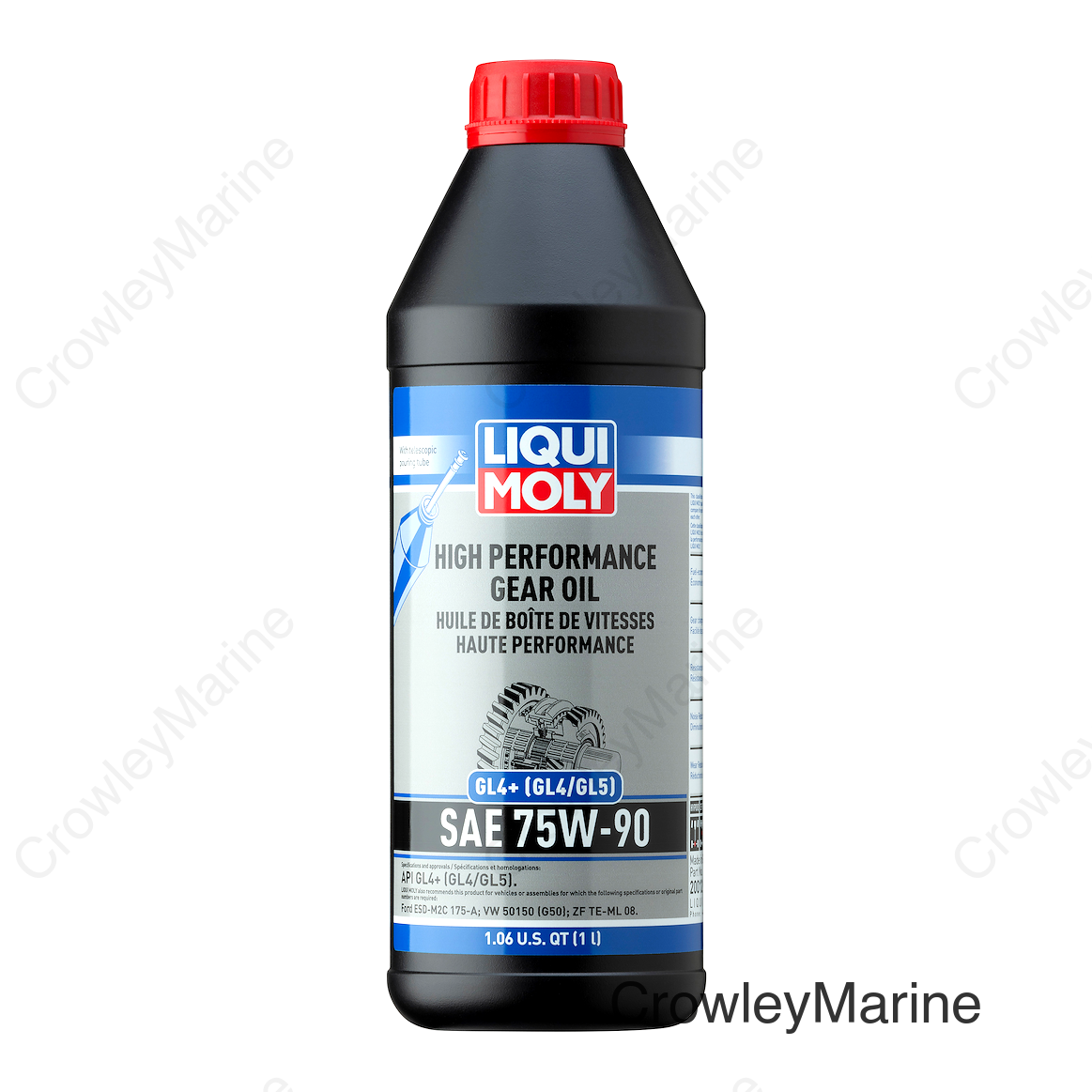 LIQUI MOLY 1L High Performance Gear Oil (GL4+) SAE 75W90