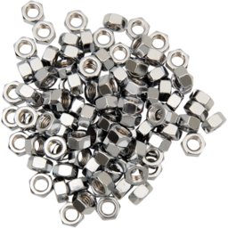 5/16"-18 CHROME HEX NUT thumbnail-0