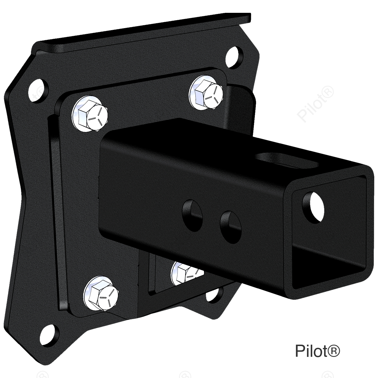 Hitch - Rear Receiver - 2" - Polaris RZR