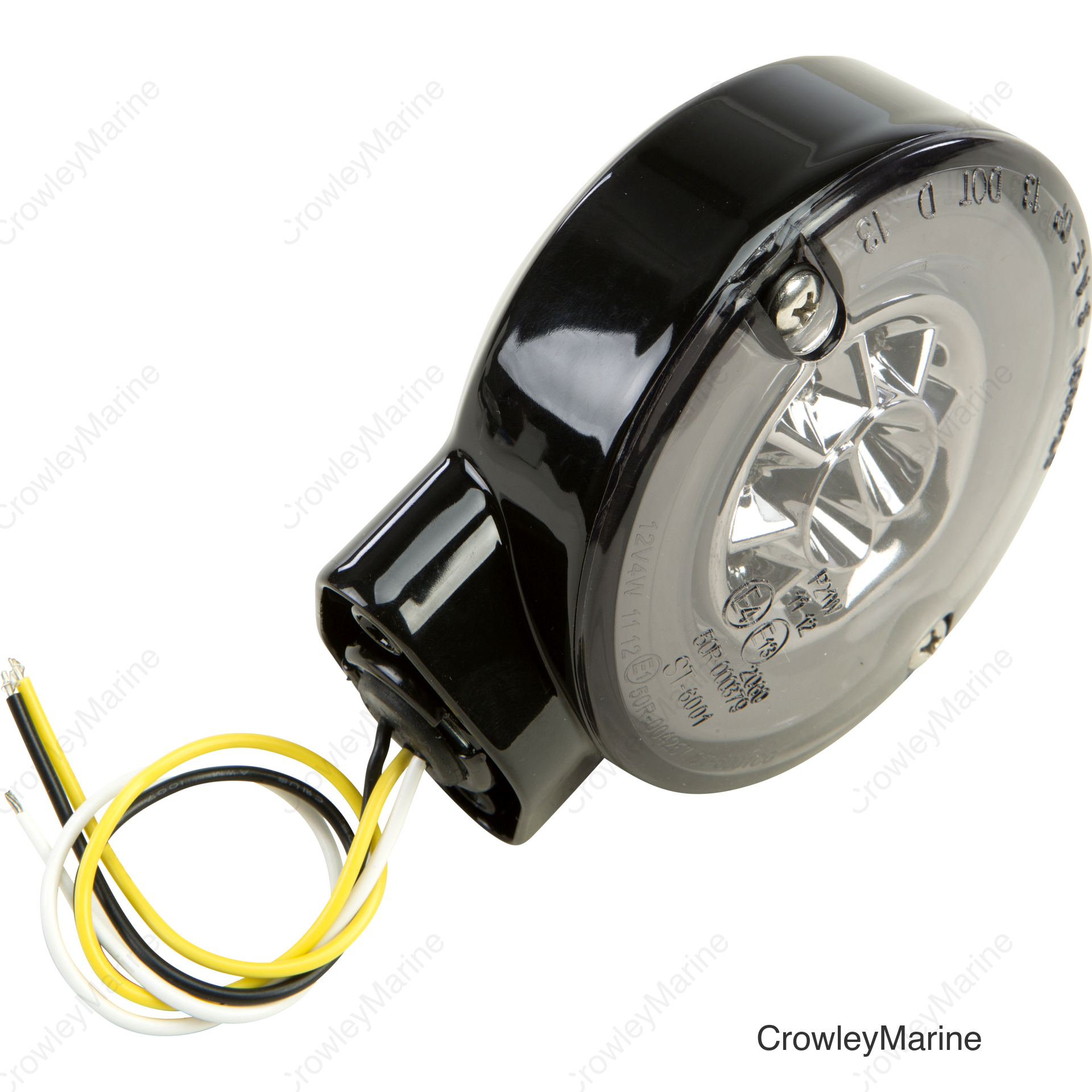 DUAL FUNCTION FRONT TURN SIGNAL BLACK W/SMOKE LENS