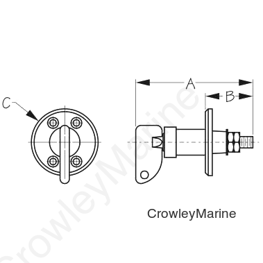 BATTERY SWITCH HD ON-OFF W/CAP