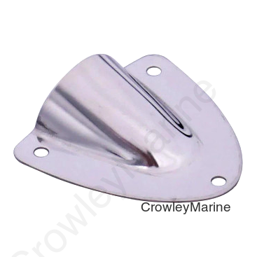 CLAM SHELL VENT SMALL Stainless Steel (CSS-1SS-DP)
