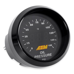 AEM 52mm Oil Pressure 150psi Digital Gauge thumbnail-1