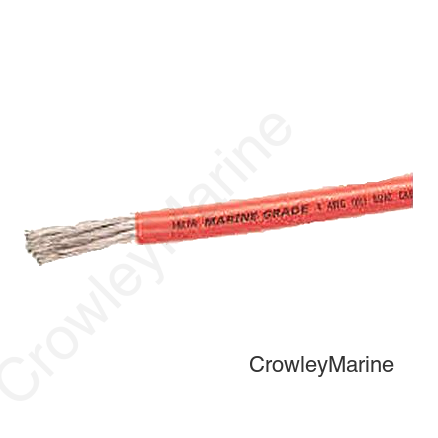 Ancor 114002 Marine Grade™ Tinned Copper Battery Cable, #2 AWG, 25', Black