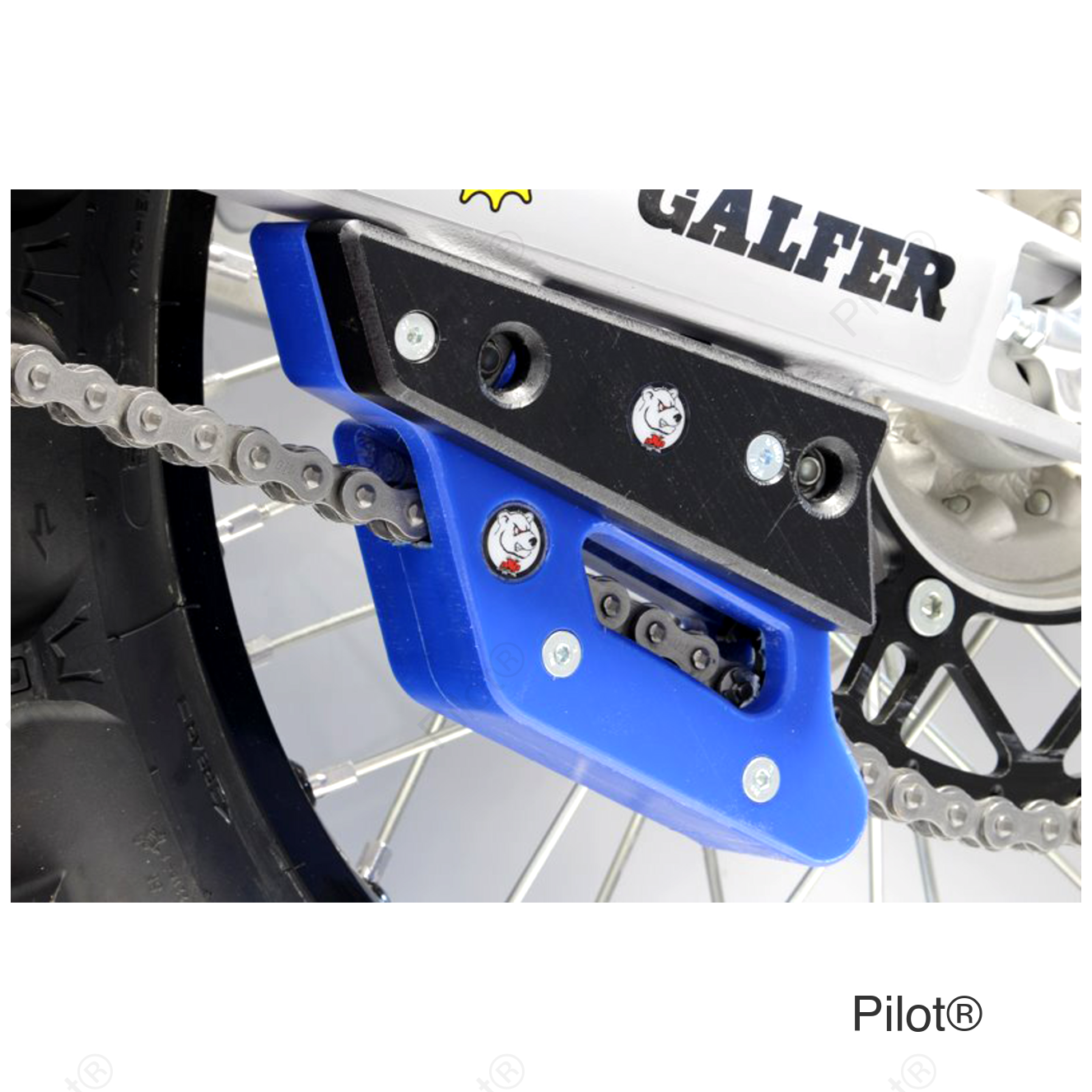 Chain Guide Pad - Black - KTM/Husqvarna/Sherco/Gas Gas
