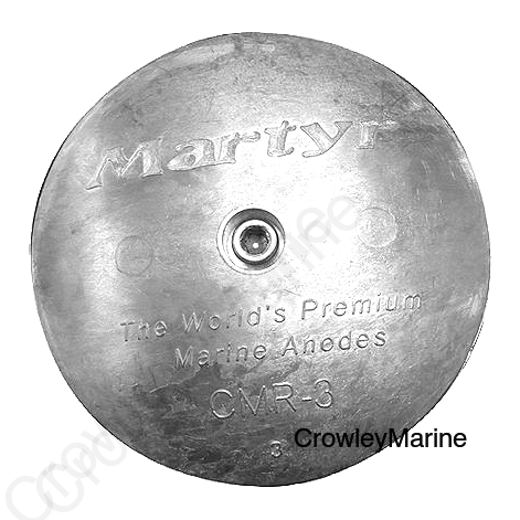 RUDDER ANODE 5-1/8" ZINC