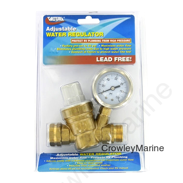 WATER REGULATOR, ADJ, BRASS, LEAD-FREE, PKGD (RV0000562)