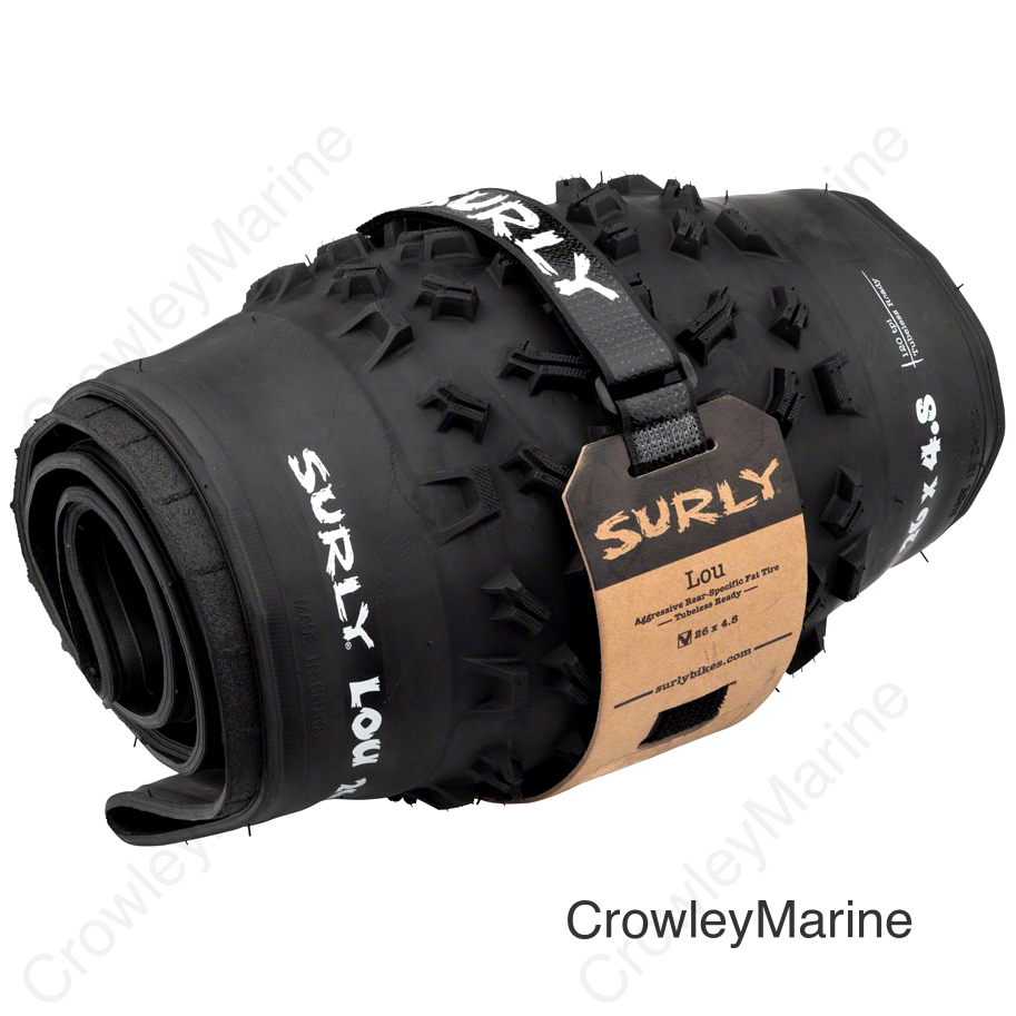 Surly Lou Tire - 26 x 4.8 Tubeless Folding Black 120tpi