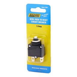 Seachoice Circuit Breaker, Mini, Push to Reset, 5 Amp thumbnail-5