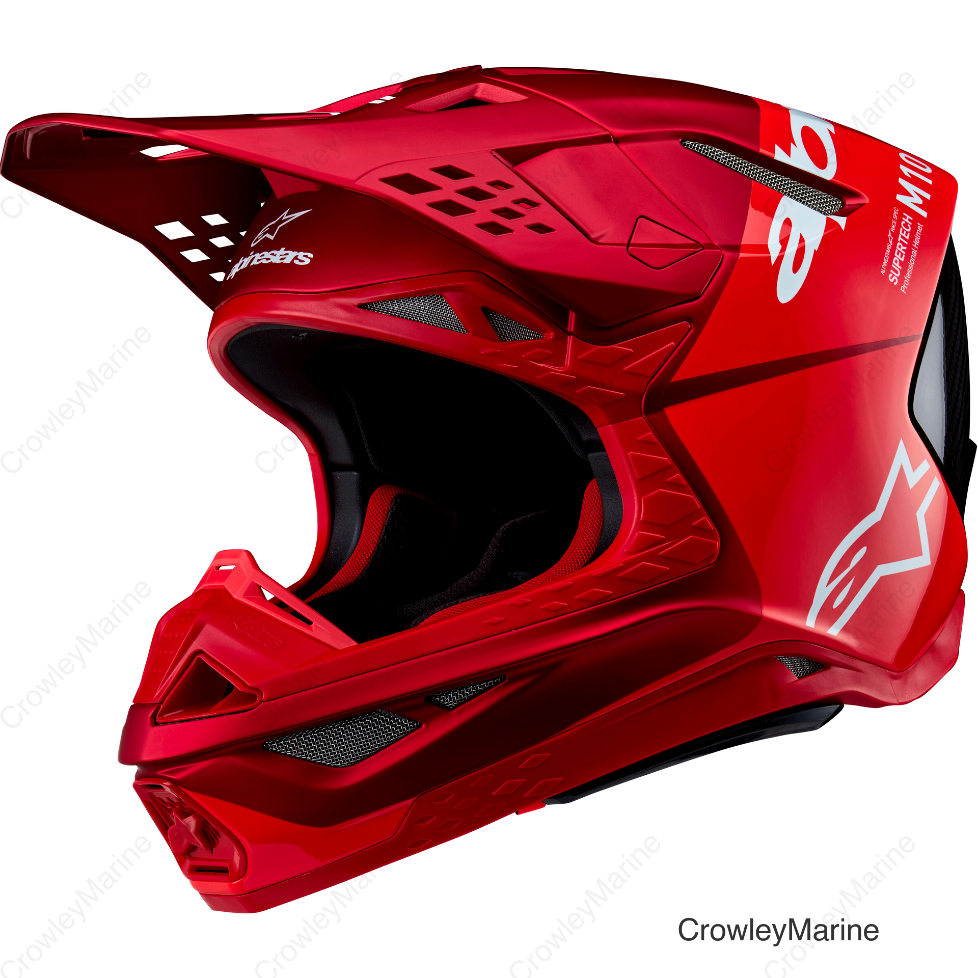 Supertech M10 Helmet - Flood - MIPS® - Red Fluo/Red - Large
