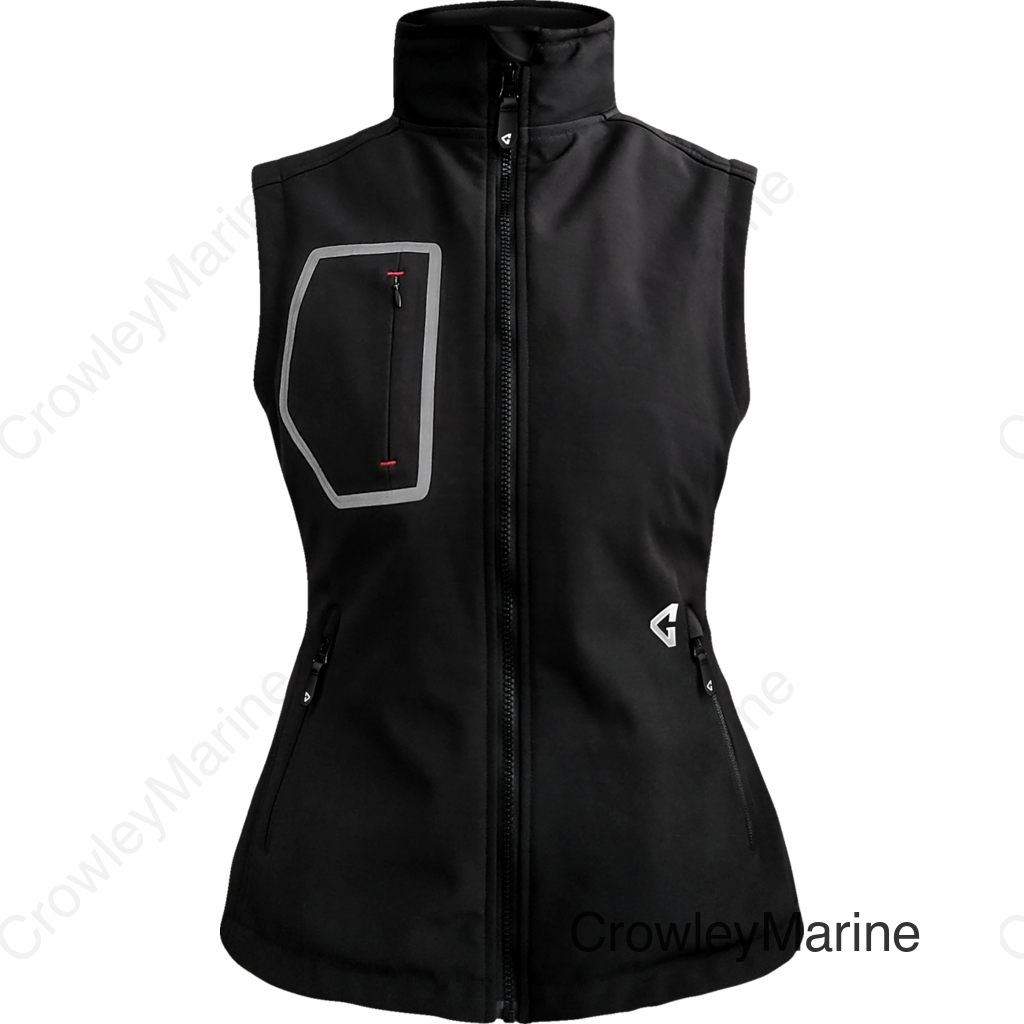 VEST WMN HEAT 7V TORRID 2 SOFTSHELL BK M