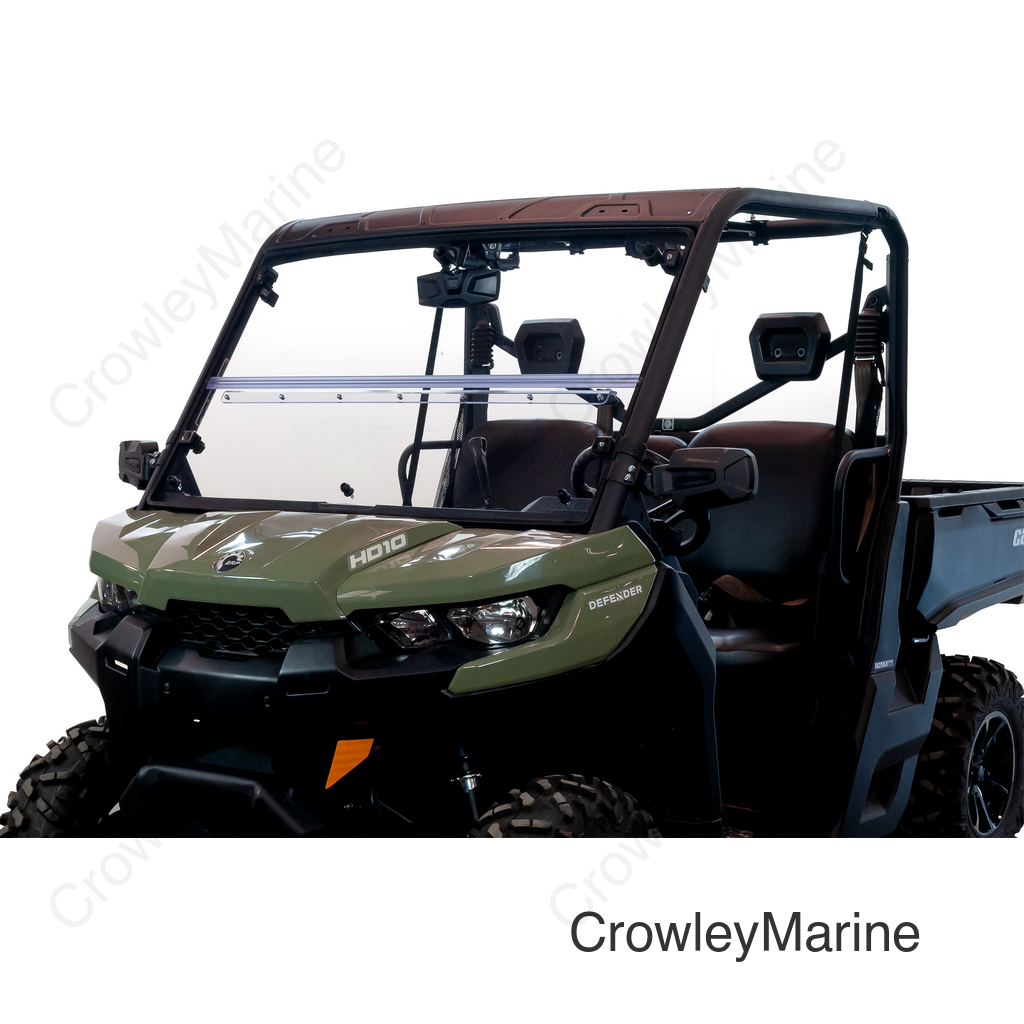 Folding Windshield - Polycarbonate - Defender