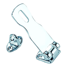 3-3/4" Chrome Plated Zinc Hasp