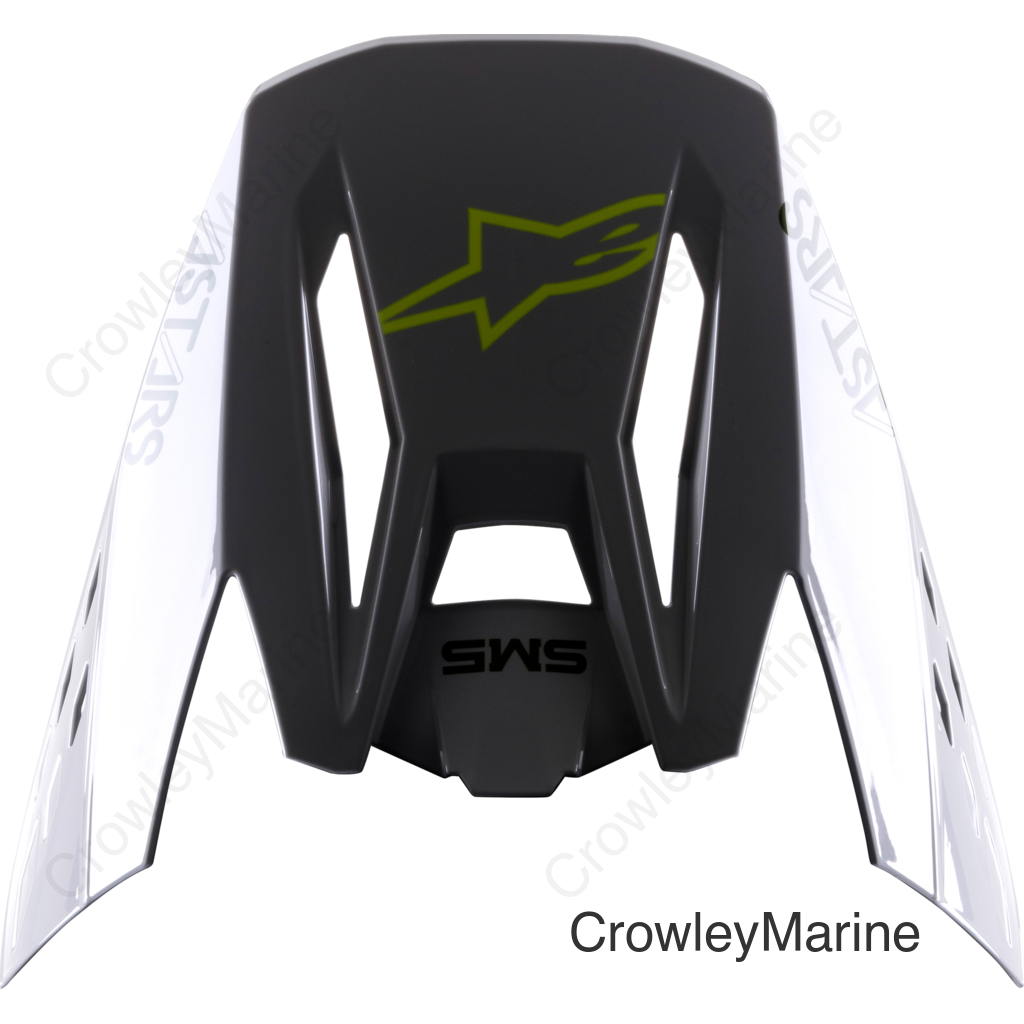 S-M5 BOND VISOR SILVER/YELLOW FLUO GLOSSY