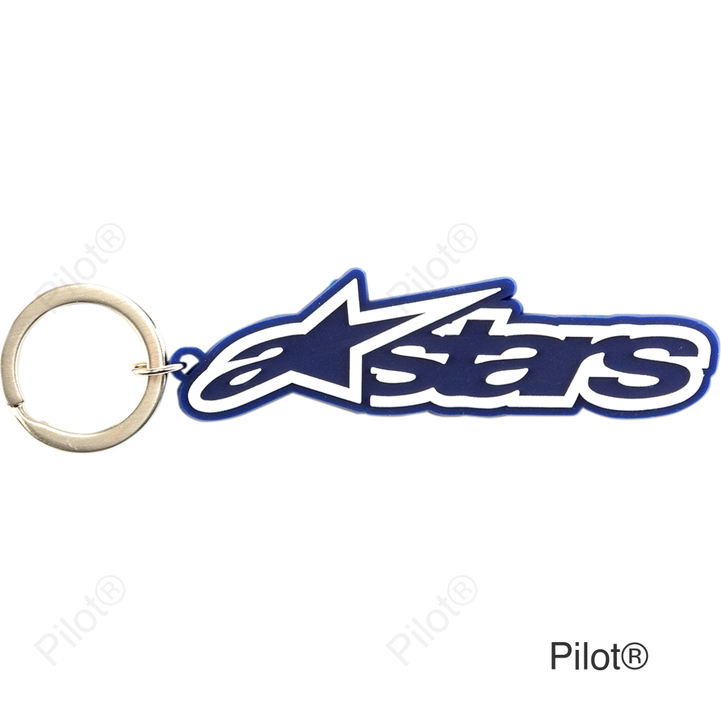 Key Fob - Blaze - Blue/White