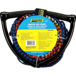 Seachoice 8-Section Water Ski or Wakeboard Rope, 75 Ft. Long, 13 In. Handle w/ Textured Rubber Grip thumbnail-0