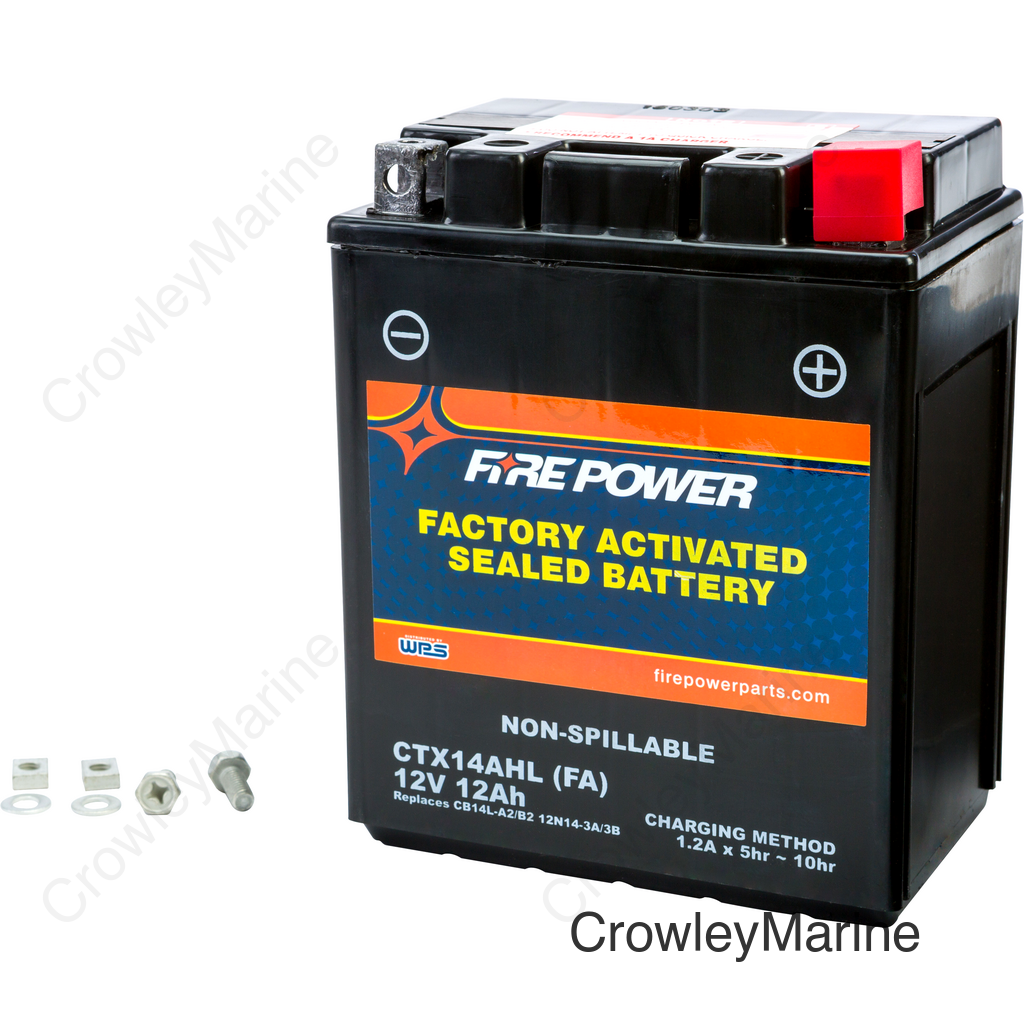 BATTERY CTX14AHL/CB14L-A2 SEALED FACTORY ACTIVATED