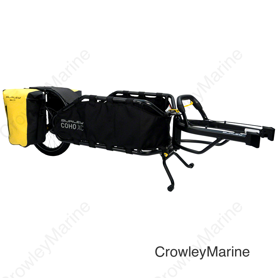 Burley Coho Pannier Trailer Rack: Black