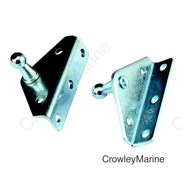 JR Products BR12552 Gas Spring Mounting Brackets - Angled, 2/pk