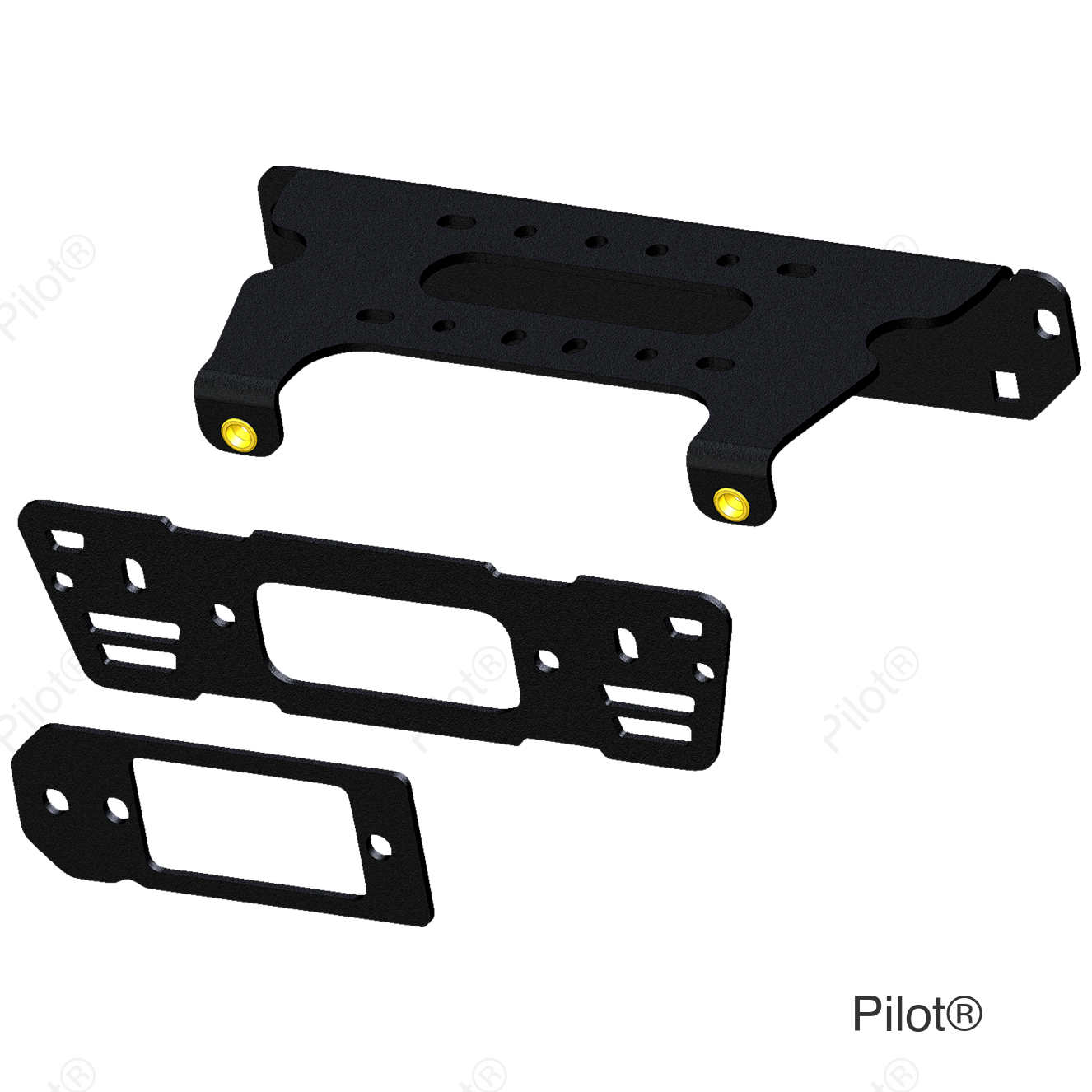 Winch Mount - Polaris/Gravely