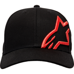 Corp Snap 2 Hat - Black/Warm Red - One Size thumbnail-2