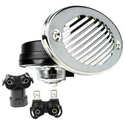 Seachoice Hidden Boat Horn, ABYC and NMMA Standard, Stainless Steel Cover thumbnail-0
