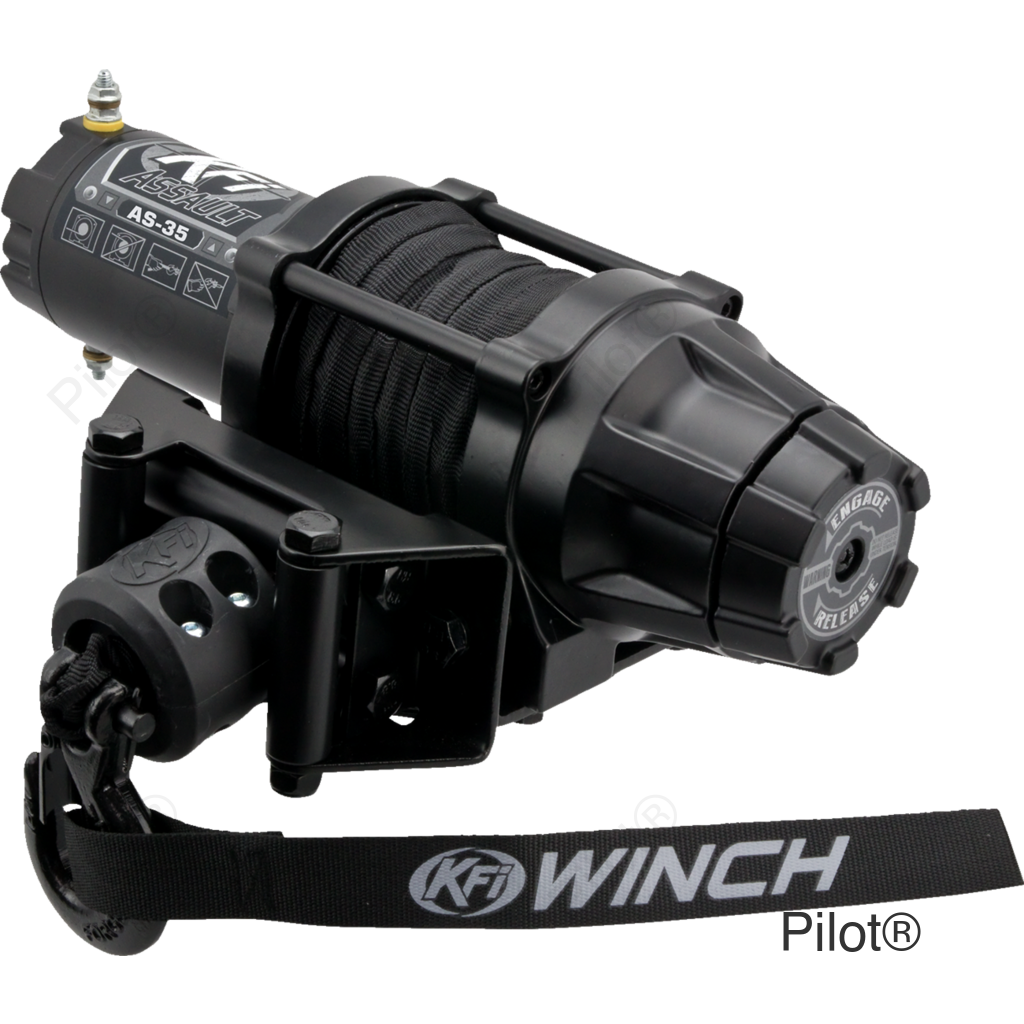 AS-35 Assault Winch - 3500 Lb - Synthetic Cable