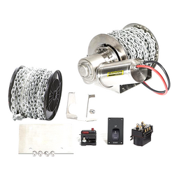 Seachoice Deluxe Stainless Steel Drum Winch Kit, for Boats Up to 33 Ft. thumbnail-2