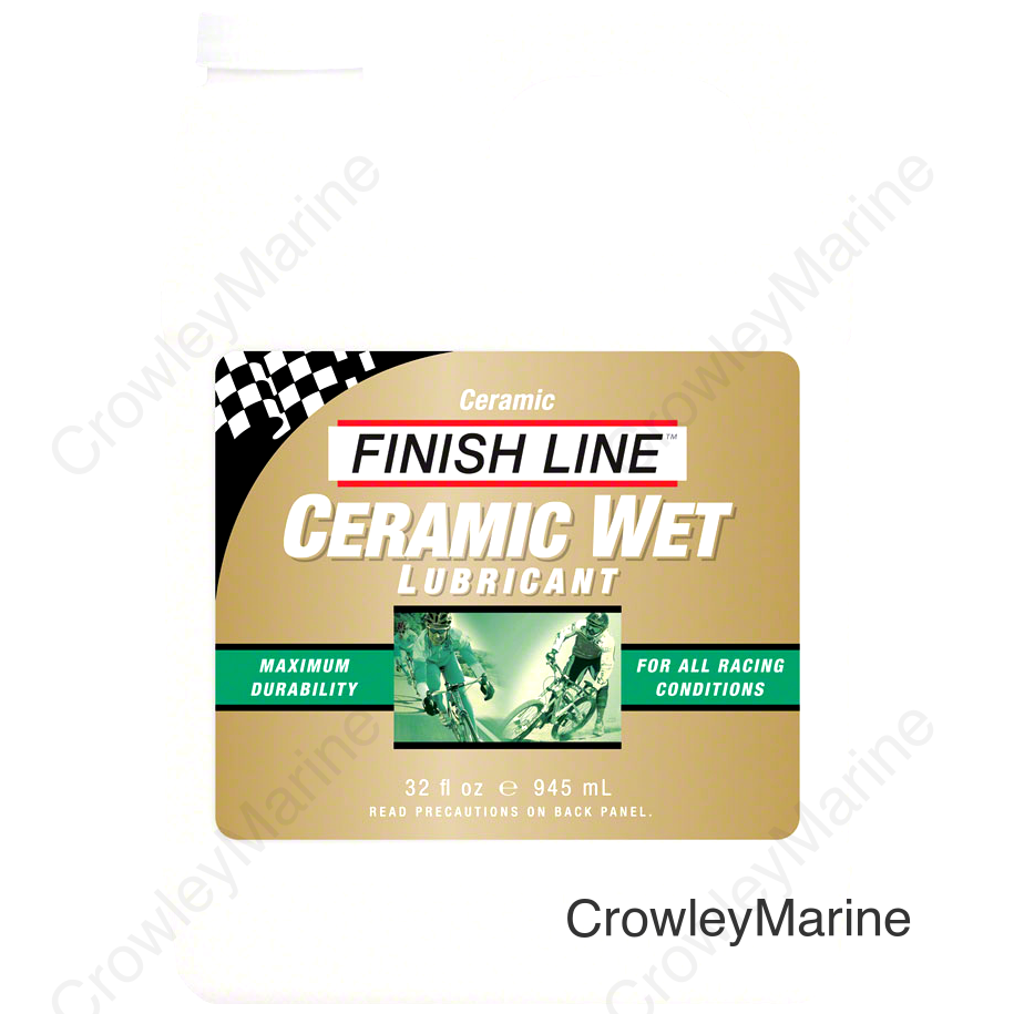Finish Line Ceramic Wet Bike Chain Lube - 4oz Drip