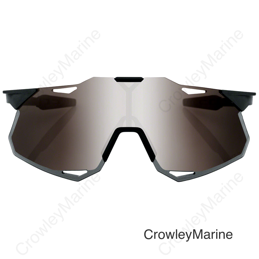 100% Hypercraft XS Sunglasses - Matte Black Smoke Lens